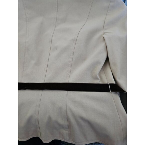 The Limited Womens Blazer Size 2 Lined Tan Long Sleeve - Picture 6 of 6